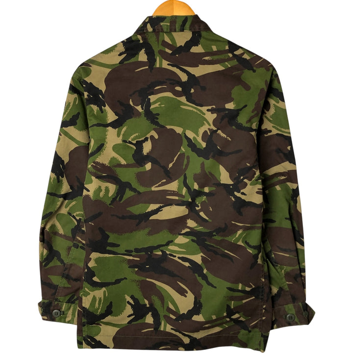 British Army Camouflage Pattern DMP Camo Military Field Jacket, Size 170 polyester Khaki type Vintage Second Hand