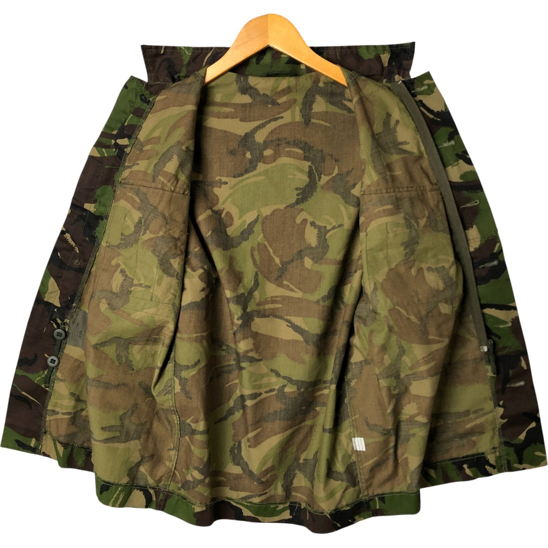 British Army Camouflage Pattern DMP Camo Military Field Jacket, Size 170 polyester Khaki type Vintage Second Hand