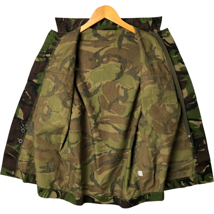 British Army Camouflage Pattern DMP Camo Military Field Jacket, Size 170 polyester Khaki type Vintage Second Hand
