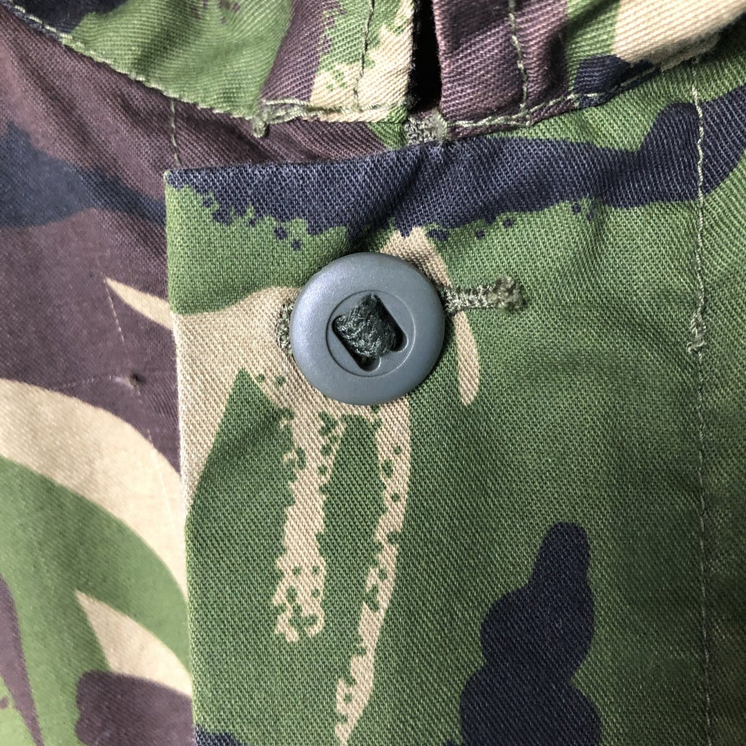 British Army Camouflage Pattern DMP Camo Military Field Jacket, Size 170 polyester Khaki type Vintage Second Hand