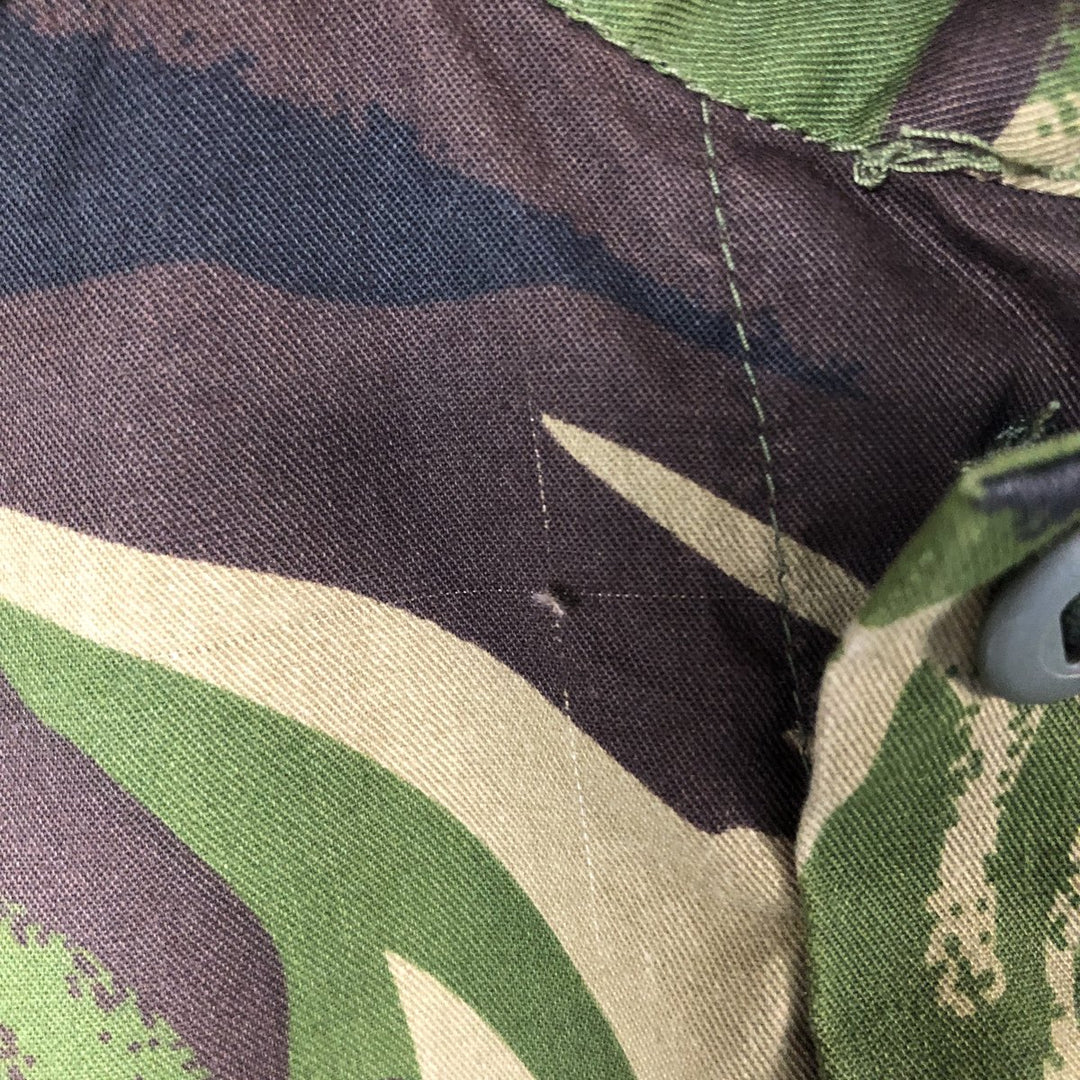 British Army Camouflage Pattern DMP Camo Military Field Jacket, Size 170 polyester Khaki type Vintage Second Hand