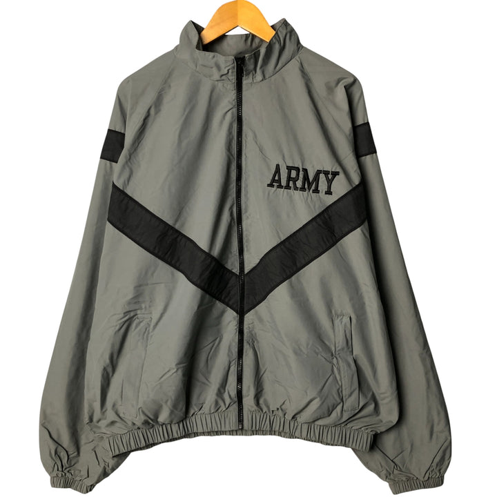 Authentic US Army PFU training jacket from the 2000s, made in the USA, X-LARGE REGULAR, equivalent to a men's XL. Nylon gray type Vintage Second Hand