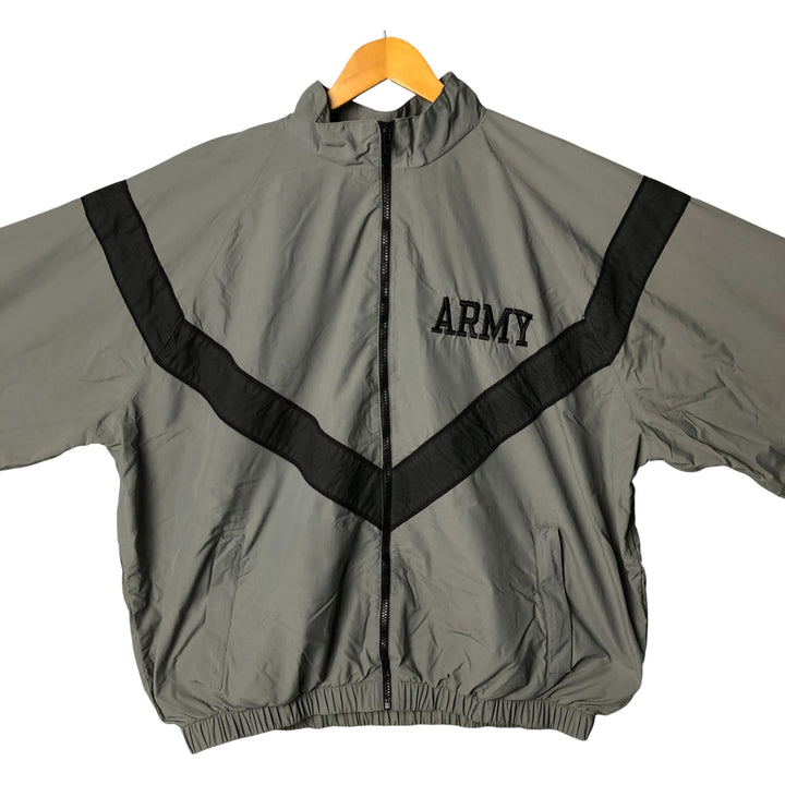 Authentic US Army PFU training jacket from the 2000s, made in the USA, X-LARGE REGULAR, equivalent to a men's XL. Nylon gray type Vintage Second Hand