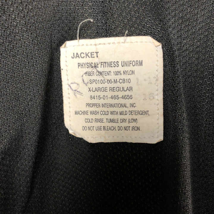 Authentic US Army PFU training jacket from the 2000s, made in the USA, X-LARGE REGULAR, equivalent to a men's XL. Nylon gray type Vintage Second Hand