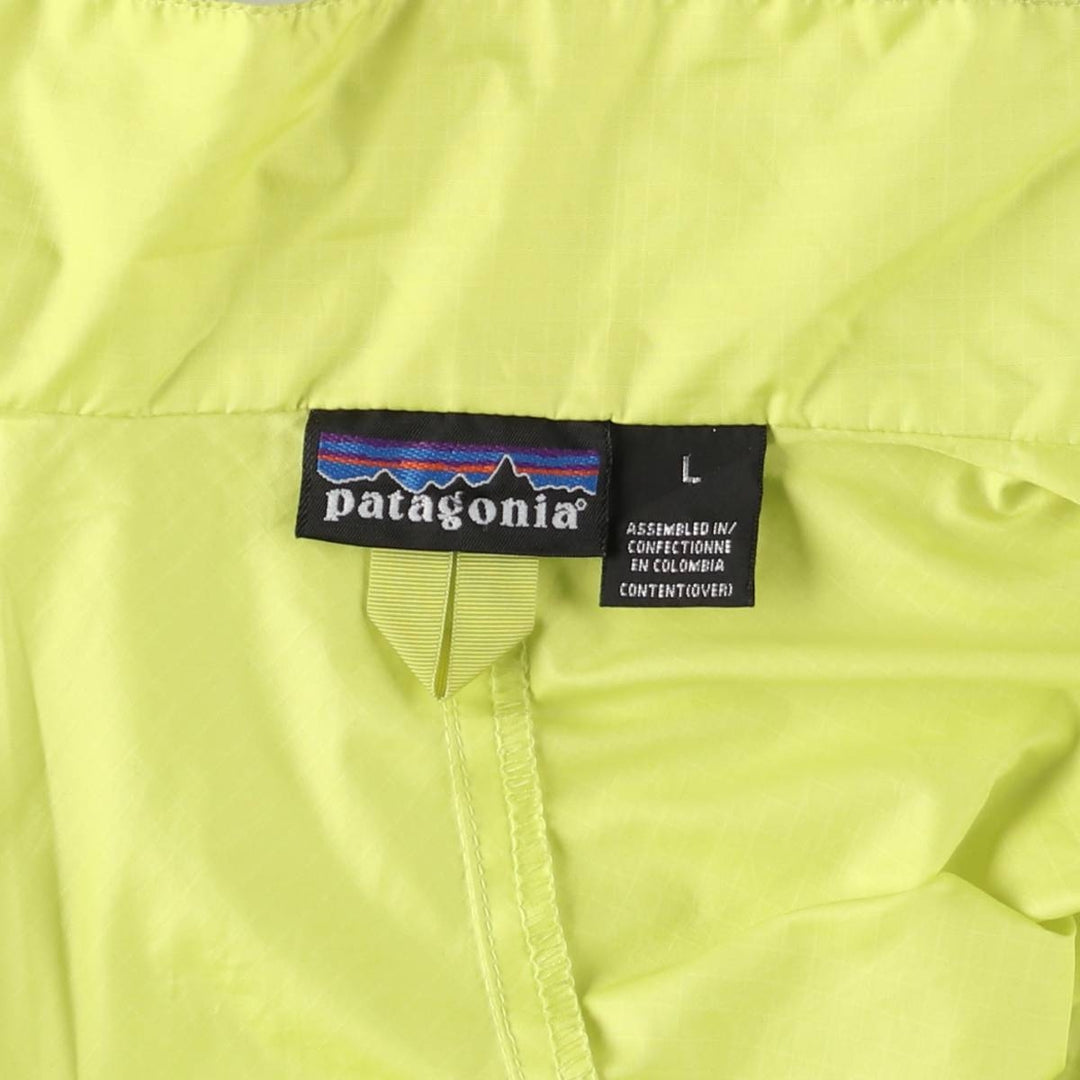 2000'S Patagonia 24103FA00 Ripstop Windbreaker, Men's Size L polyester yellow type Vintage Second Hand