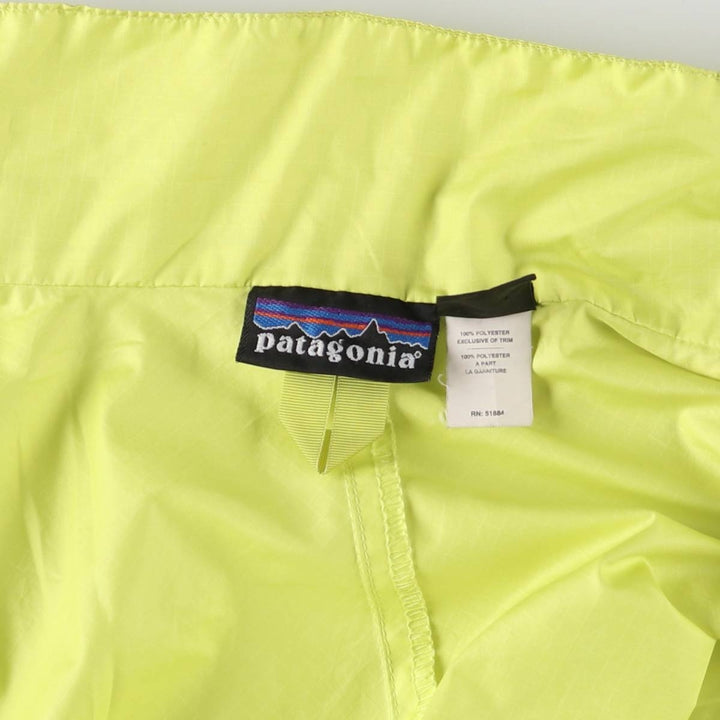 2000'S Patagonia 24103FA00 Ripstop Windbreaker, Men's Size L polyester yellow type Vintage Second Hand