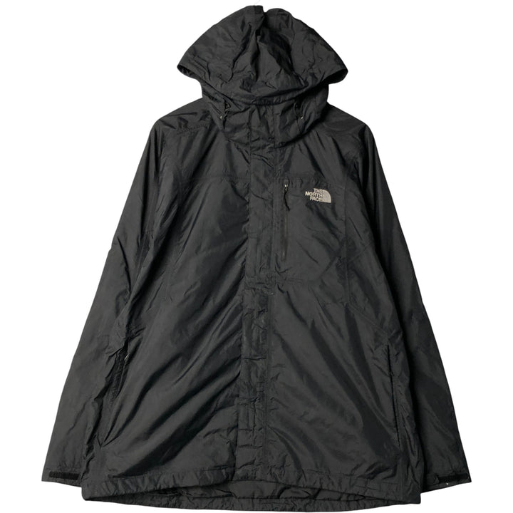 The North Face Hyvent Ripstop Mountain Parka, Shell Jacket, Men's XL Nylon black type Vintage Second Hand