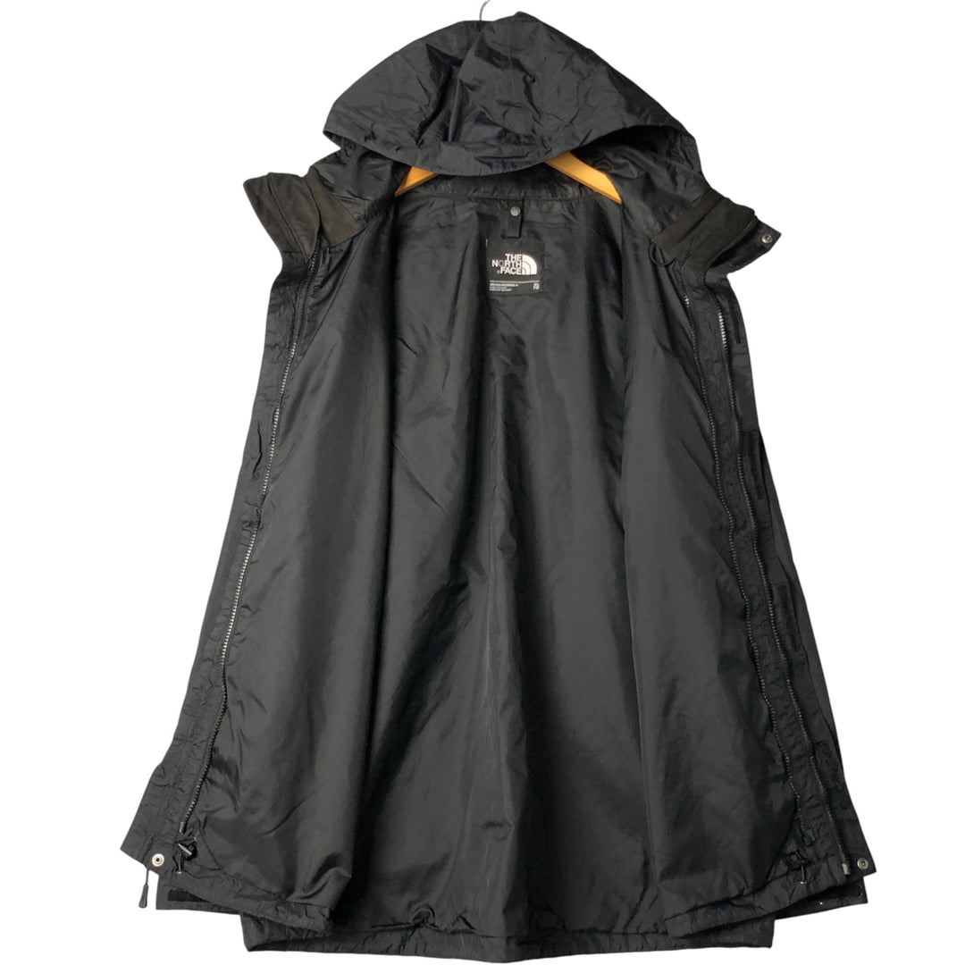 The North Face Hyvent Ripstop Mountain Parka, Shell Jacket, Men's XL Nylon black type Vintage Second Hand