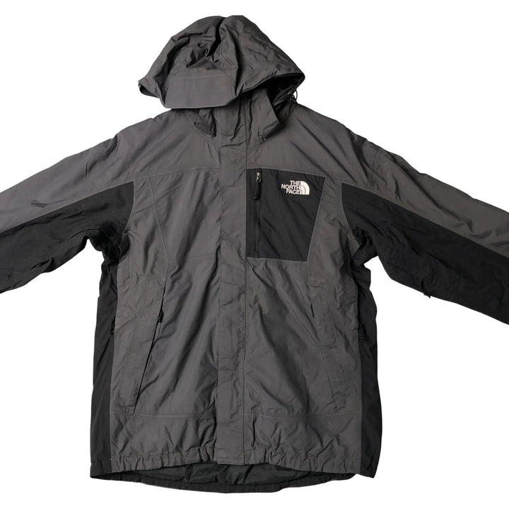 THE NORTH FACE HYVENT Mountain Parka Shell Jacket Men's M size Nylon gray type Vintage Second Hand