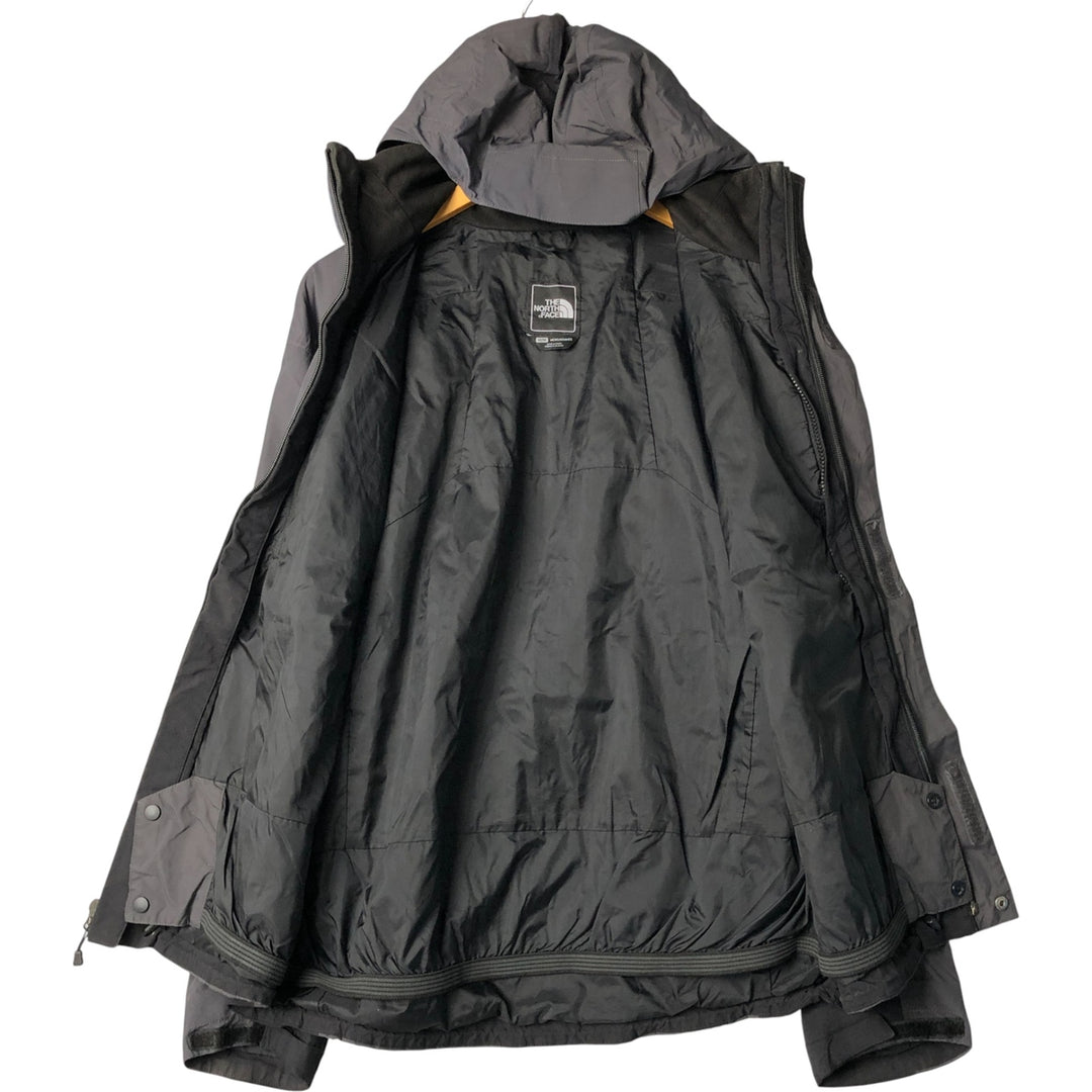 THE NORTH FACE HYVENT Mountain Parka Shell Jacket Men's M size Nylon gray type Vintage Second Hand