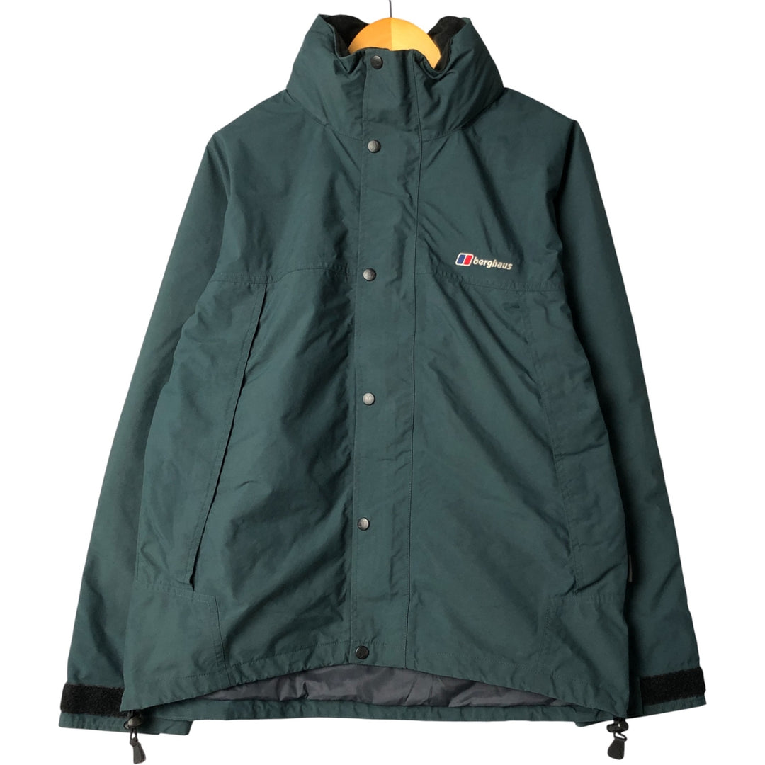 Berghaus GORE-TEX Mountain Jacket, Shell Jacket, Men's Size M Nylon (Gore-Tex) Green type dark green Vintage Second Hand