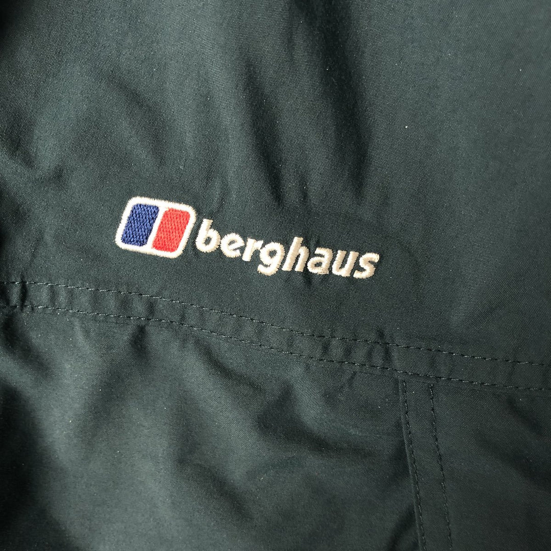 Berghaus GORE-TEX Mountain Jacket, Shell Jacket, Men's Size M Nylon (Gore-Tex) Green type dark green Vintage Second Hand