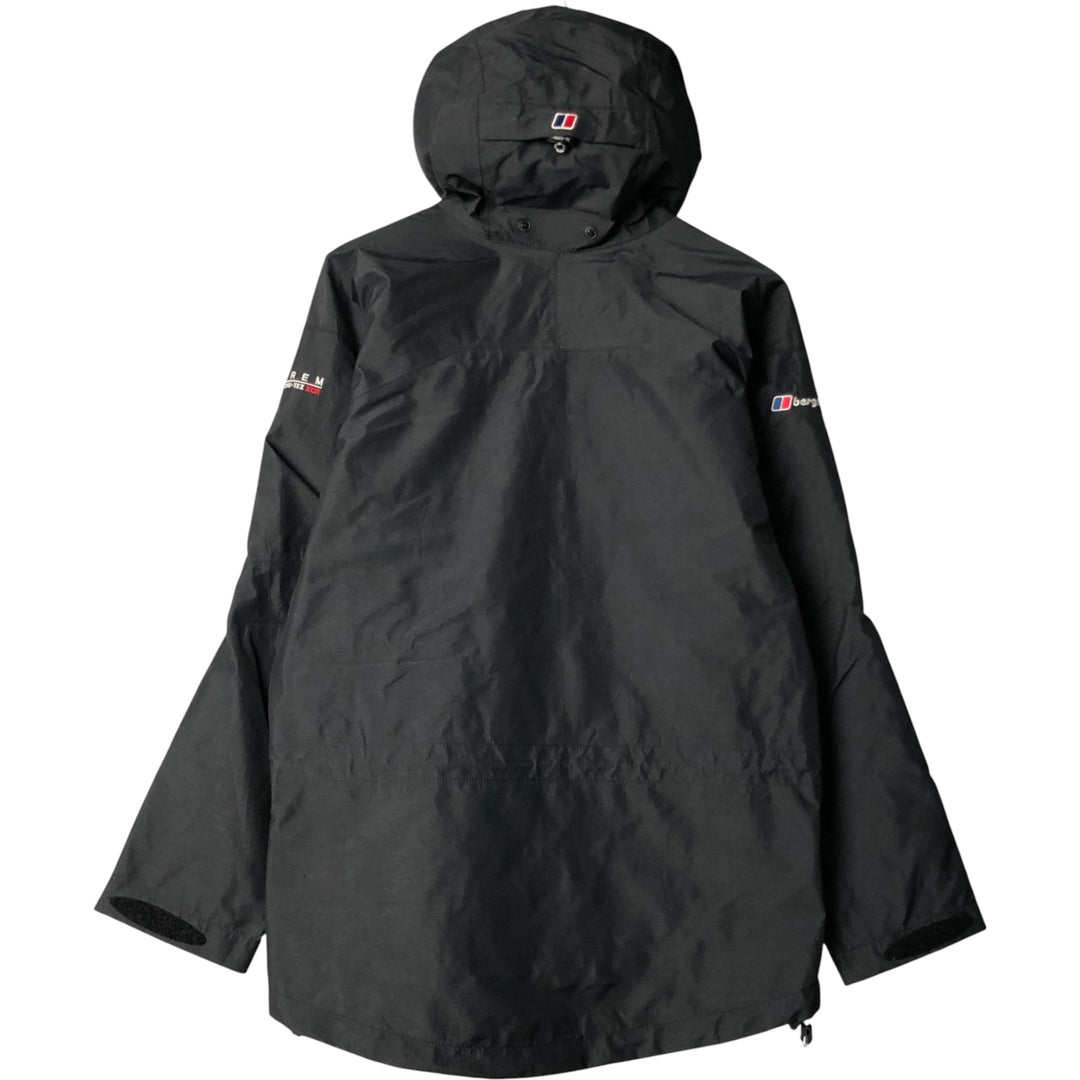 Berghaus EXTREM GORE-TEX Mountain Parka Shell Jacket, Men's Size Small Nylon (Gore-Tex) black type Vintage Second Hand