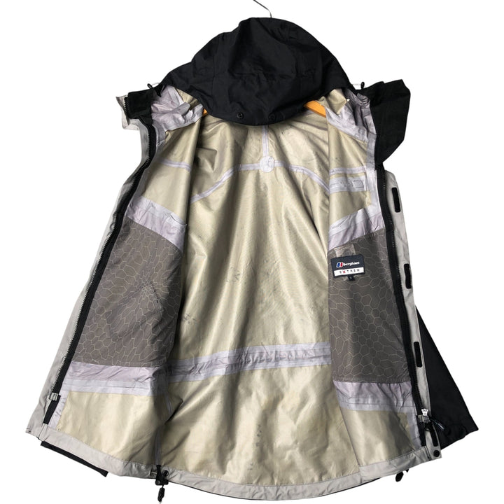 Berghaus EXTREM GORE-TEX Mountain Parka Shell Jacket, Men's Size Small Nylon (Gore-Tex) black type Vintage Second Hand