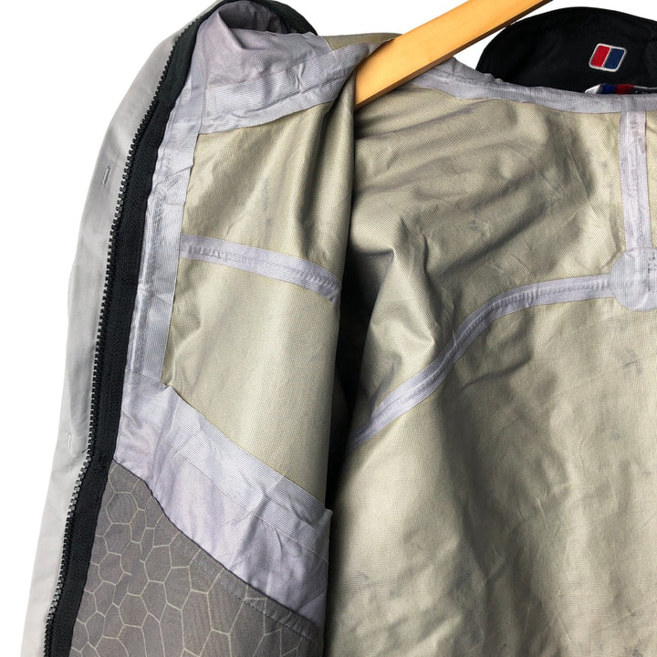 Berghaus EXTREM GORE-TEX Mountain Parka Shell Jacket, Men's Size Small Nylon (Gore-Tex) black type Vintage Second Hand