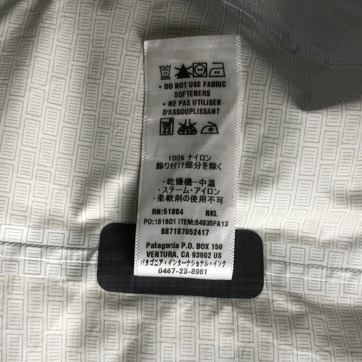 Patagonia Torrentshell Plus Jacket (84935FA13), Ripstop Nylon Parka, Men's Size L Nylon gray type Vintage Second Hand