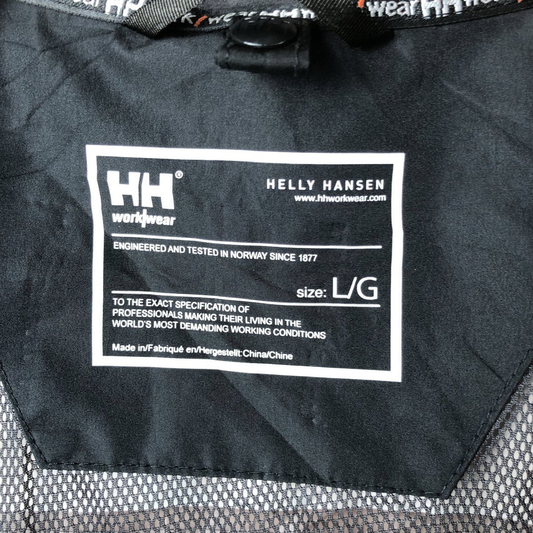 Helly Hansen HELLY TECH Mountain Jacket, Shell Jacket, Men's Size L polyester black type Vintage Second Hand