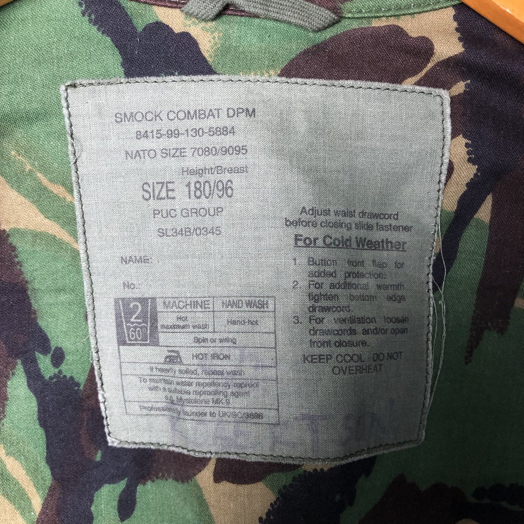 British Army Camouflage Pattern Military Smock Jacket Size 180 unclear Khaki type Vintage Second Hand