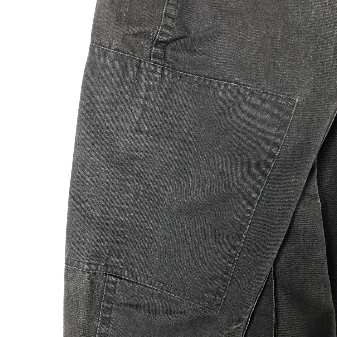 Oversized civilian military jacket, men's size XXXL cotton black type Vintage Second Hand