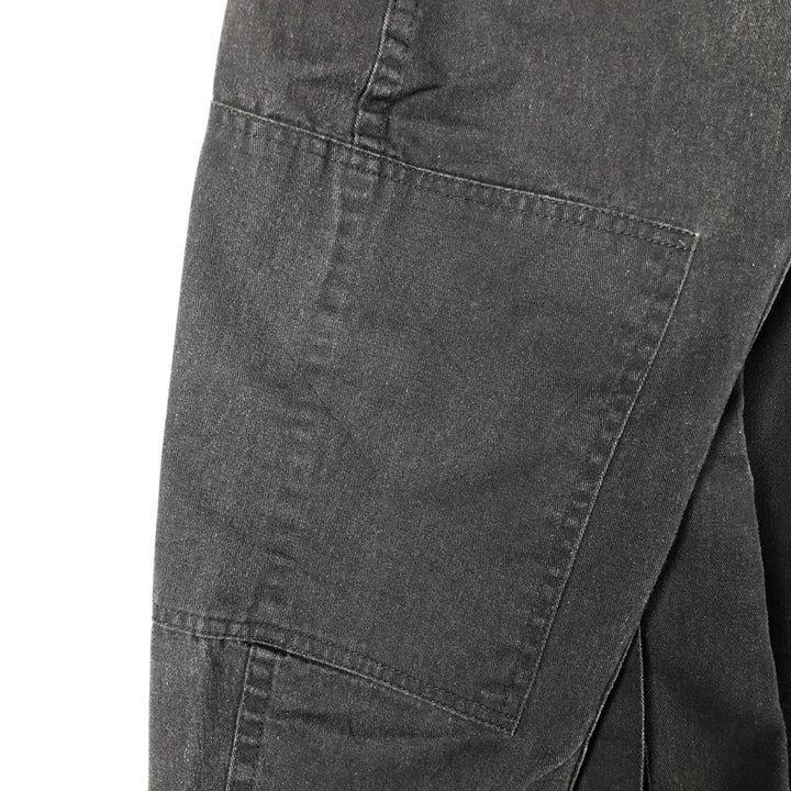 Oversized civilian military jacket, men's size XXXL cotton black type Vintage Second Hand