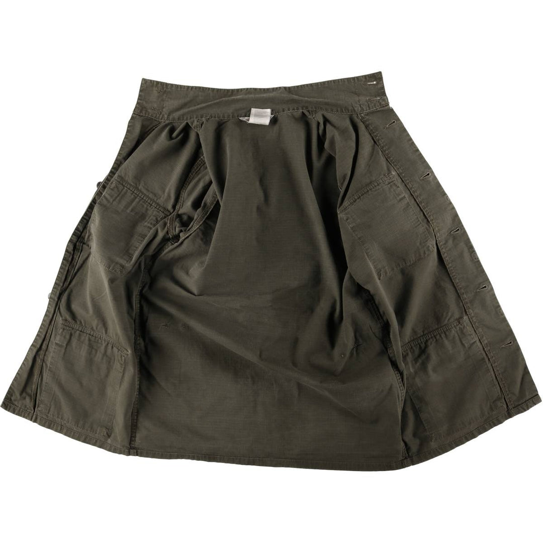 Carhartt Ripstop Stand Collar Military Jacket, Men's Size Medium cotton Khaki type Vintage Second Hand