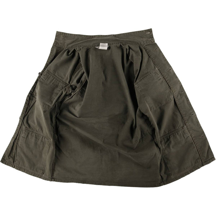 Carhartt Ripstop Stand Collar Military Jacket, Men's Size Medium cotton Khaki type Vintage Second Hand