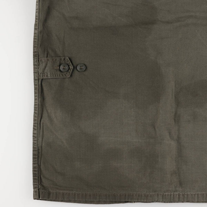 Carhartt Ripstop Stand Collar Military Jacket, Men's Size Medium cotton Khaki type Vintage Second Hand