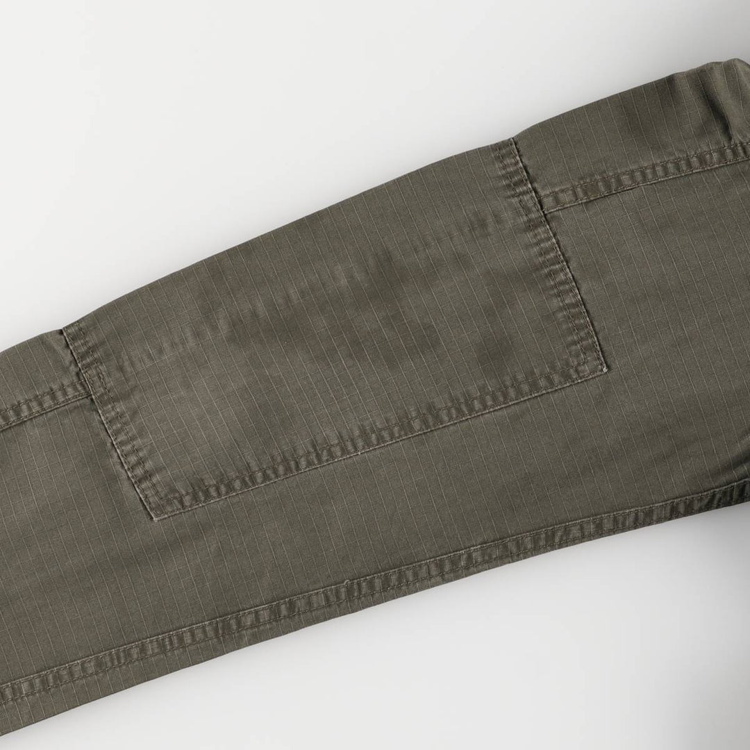 Carhartt Ripstop Stand Collar Military Jacket, Men's Size Medium cotton Khaki type Vintage Second Hand