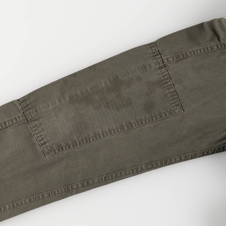 Carhartt Ripstop Stand Collar Military Jacket, Men's Size Medium cotton Khaki type Vintage Second Hand