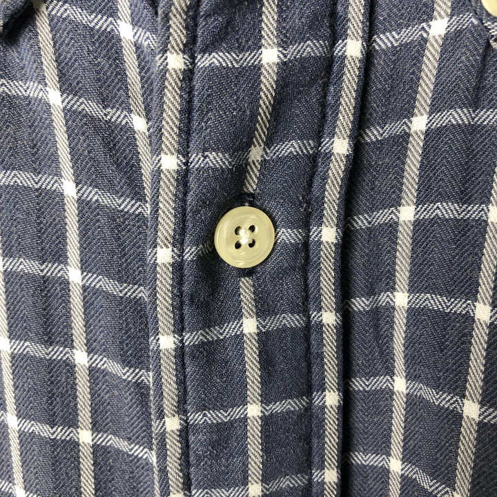 Brooks Brothers Est.1818 Long Sleeve Button-Down Striped Shirt, Men's XL cotton blue type Vintage Second Hand