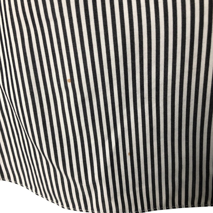 Brooks Brothers Slim Fit Long Sleeve Cotton Striped Shirt, Men's Size XL cotton black type Vintage Second Hand