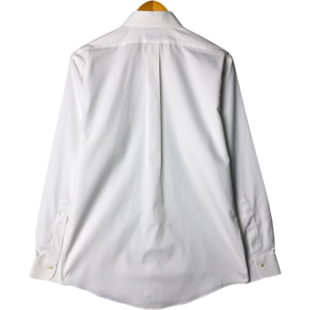 Brooks Brothers Est.1818 Long Sleeve Cotton Shirt, Men's Medium Supima Cotton white type Vintage Second Hand