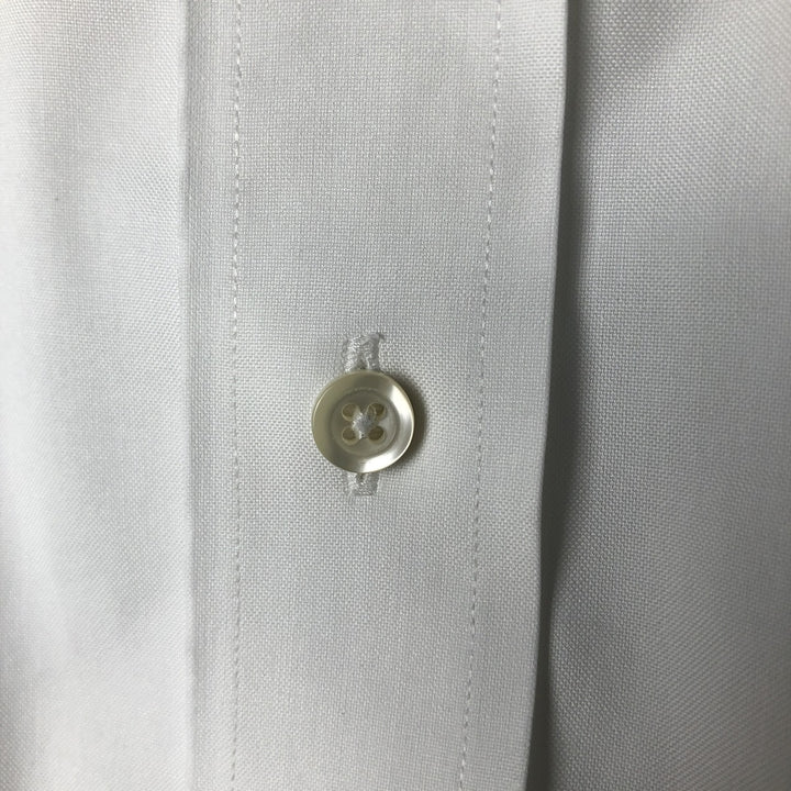 Brooks Brothers Est.1818 Long Sleeve Cotton Shirt, Men's Medium Supima Cotton white type Vintage Second Hand