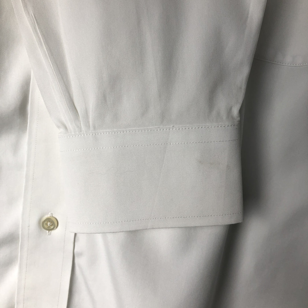 Brooks Brothers Est.1818 Long Sleeve Cotton Shirt, Men's Medium Supima Cotton white type Vintage Second Hand