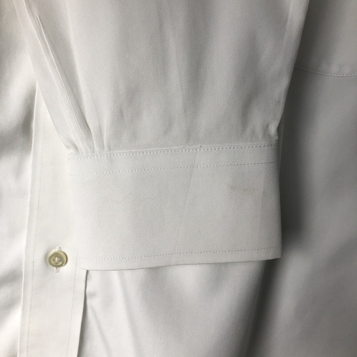 Brooks Brothers Est.1818 Long Sleeve Cotton Shirt, Men's Medium Supima Cotton white type Vintage Second Hand