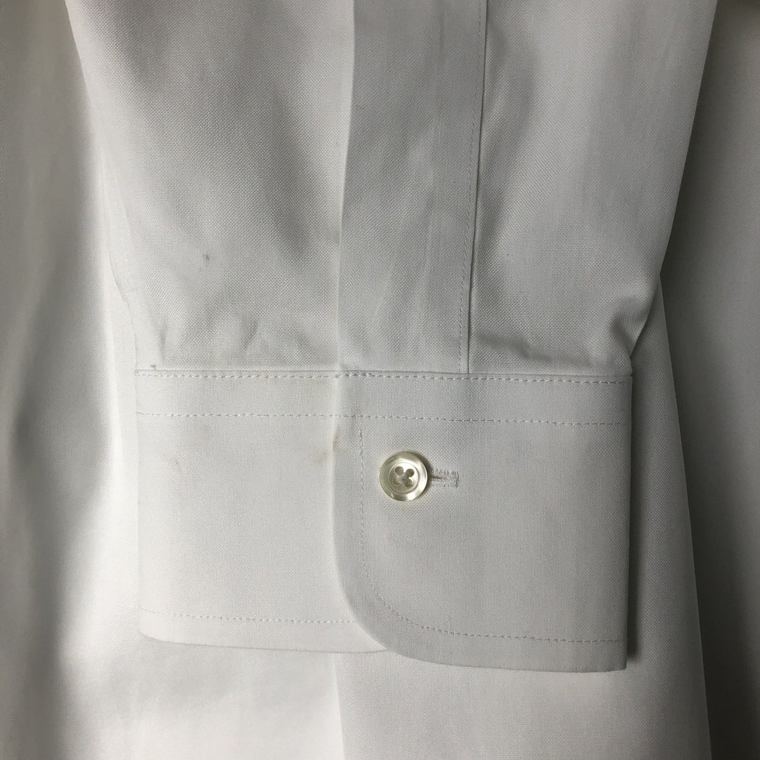 Brooks Brothers Est.1818 Long Sleeve Cotton Shirt, Men's Medium Supima Cotton white type Vintage Second Hand