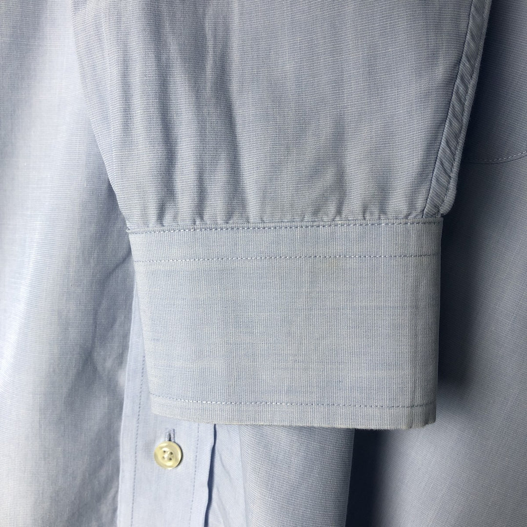 Brooks Brothers Est.1818 Long Sleeve Button-Down Shirt, Men's Size L cotton Blue type light blue Vintage Second Hand