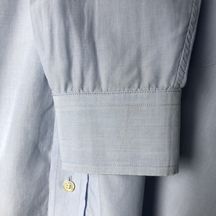 Brooks Brothers Est.1818 Long Sleeve Button-Down Shirt, Men's Size L cotton Blue type light blue Vintage Second Hand