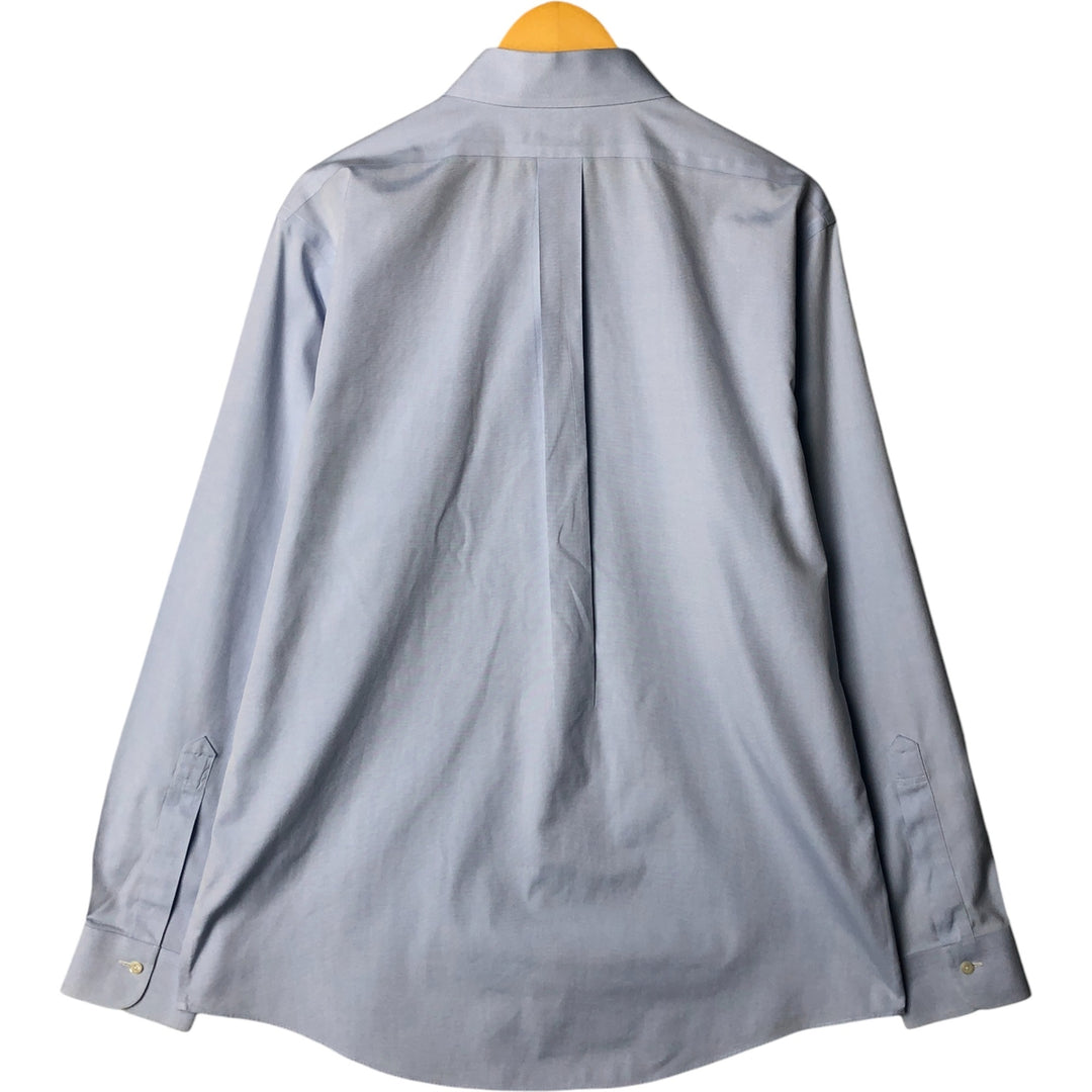 Brooks Brothers Est.1818 Long Sleeve Cotton Shirt, Men's XL Supima Cotton Blue type light blue Vintage Second Hand