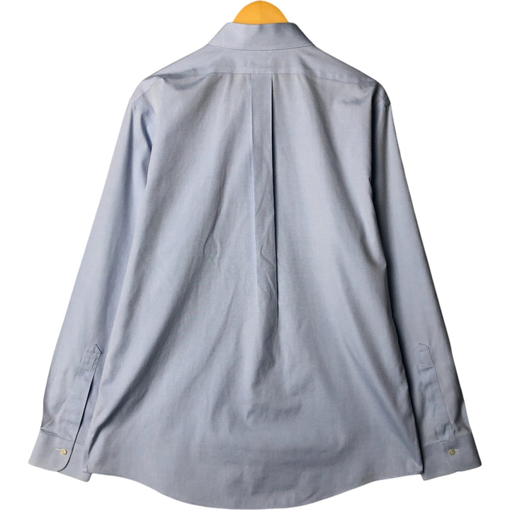 Brooks Brothers Est.1818 Long Sleeve Cotton Shirt, Men's XL Supima Cotton Blue type light blue Vintage Second Hand