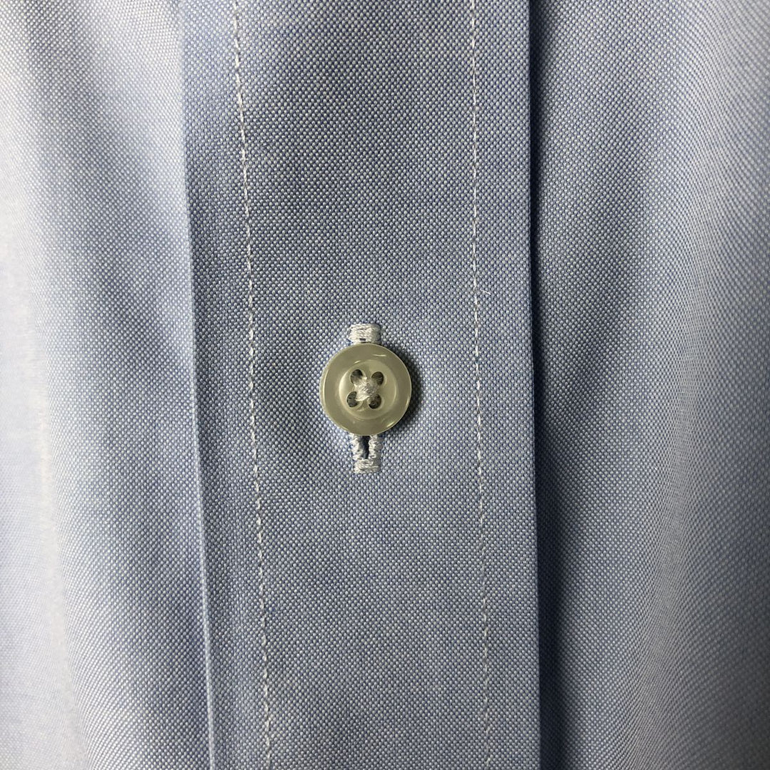 Brooks Brothers Est.1818 Long Sleeve Cotton Shirt, Men's XL Supima Cotton Blue type light blue Vintage Second Hand
