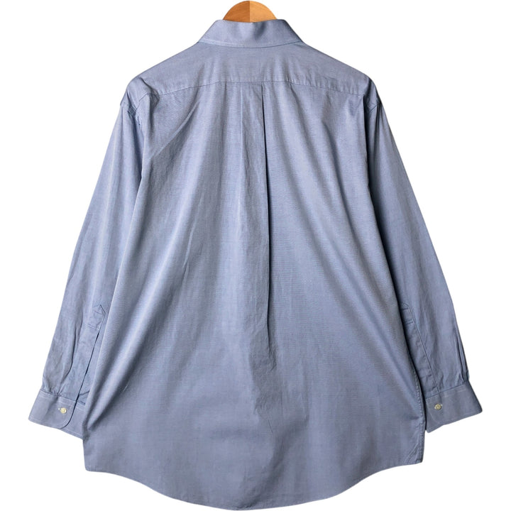 Brooks Brothers Est.1818 Long Sleeve Cotton Shirt, Men's XL Supima Cotton Blue type light blue Vintage Second Hand
