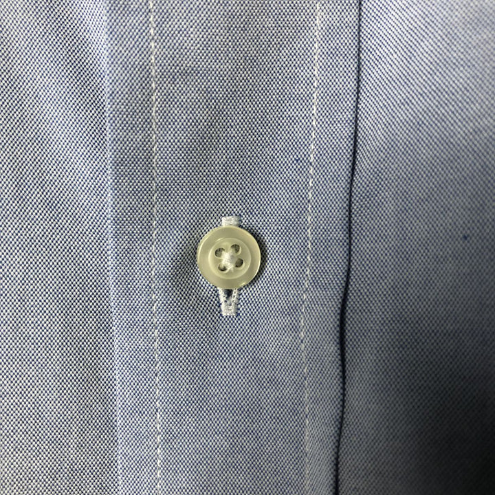 Brooks Brothers Est.1818 Long Sleeve Cotton Shirt, Men's XL Supima Cotton Blue type light blue Vintage Second Hand