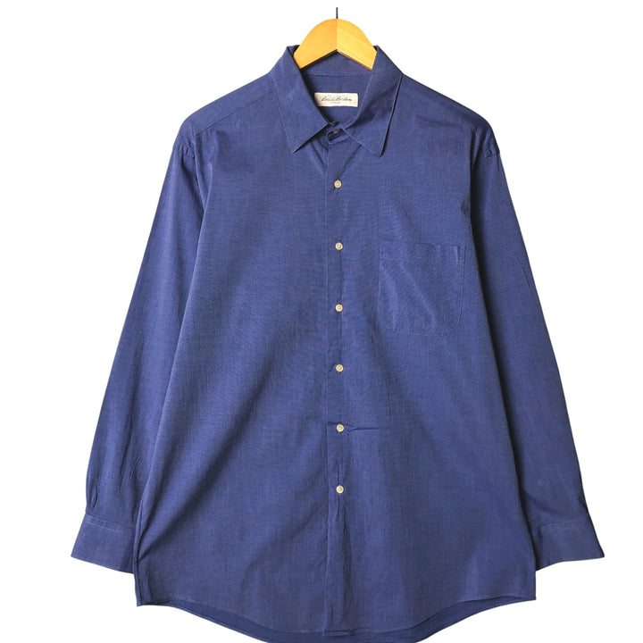 Brooks Brothers Stretch Long Sleeve Cotton Shirt, Men's Size XL cotton blue type Vintage Second Hand