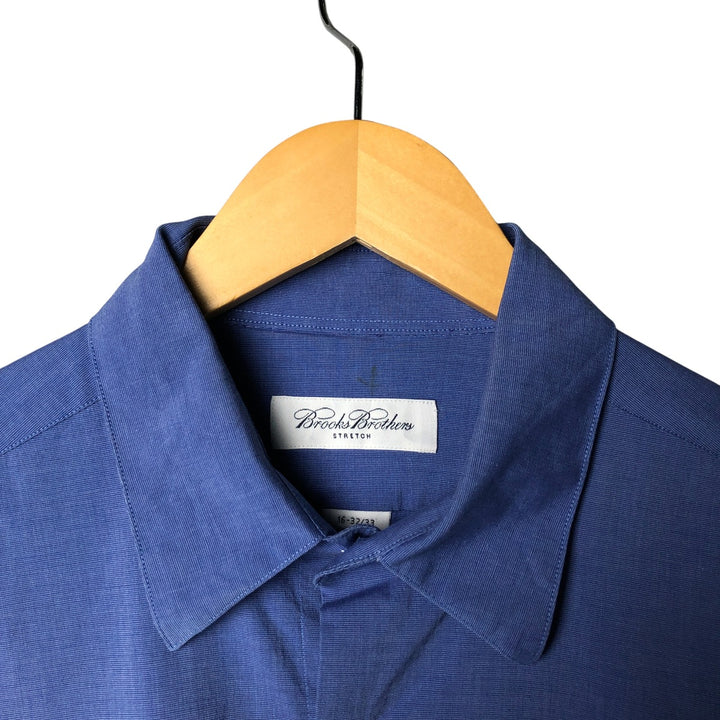 Brooks Brothers Stretch Long Sleeve Cotton Shirt, Men's Size XL cotton blue type Vintage Second Hand