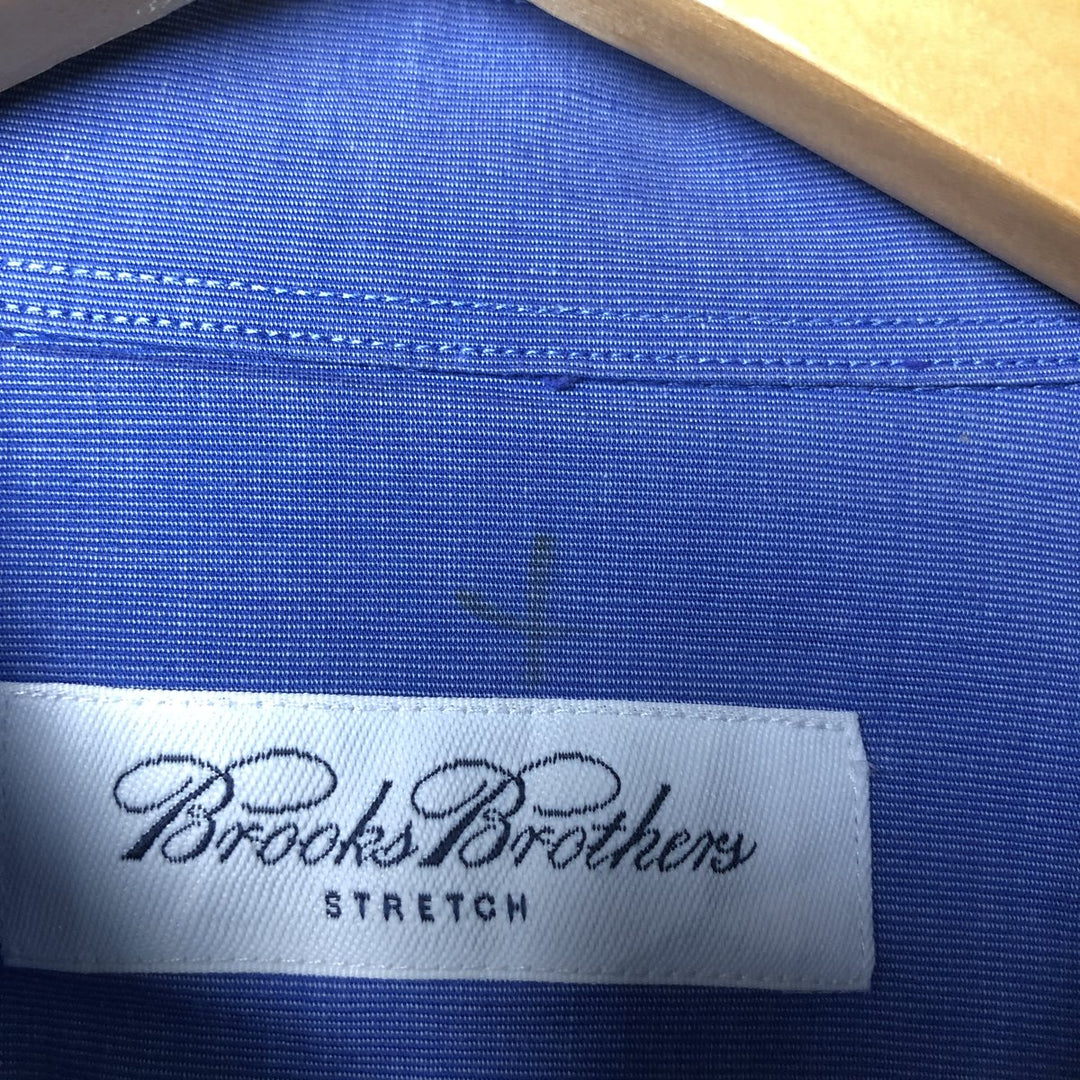 Brooks Brothers Stretch Long Sleeve Cotton Shirt, Men's Size XL cotton blue type Vintage Second Hand
