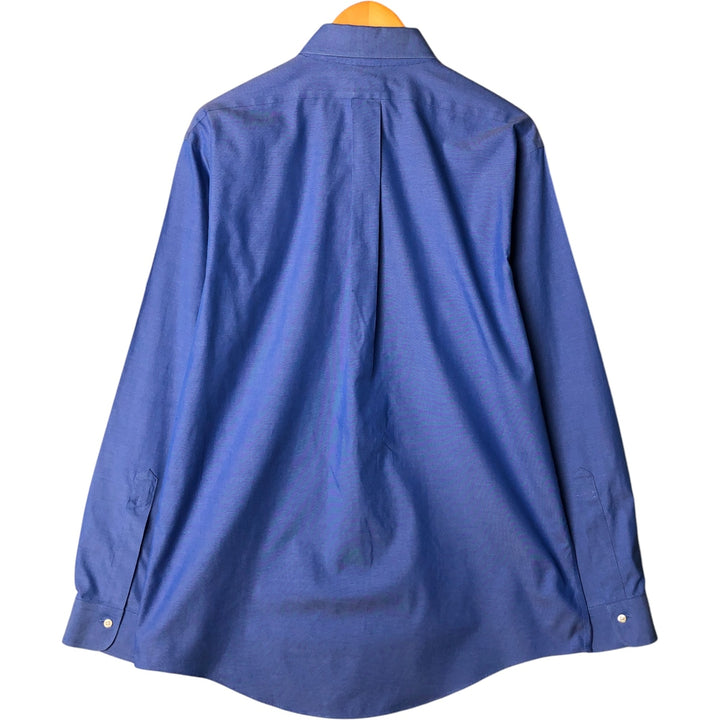 Brooks Brothers Est.1818 Long Sleeve Button-Down Shirt, Men's Size L cotton blue type Vintage Second Hand