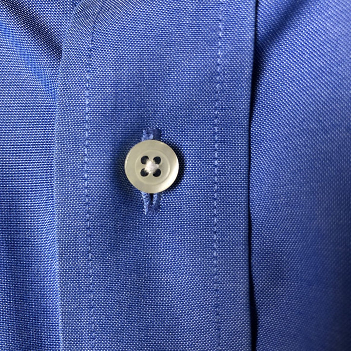 Brooks Brothers Est.1818 Long Sleeve Button-Down Shirt, Men's Size L cotton blue type Vintage Second Hand