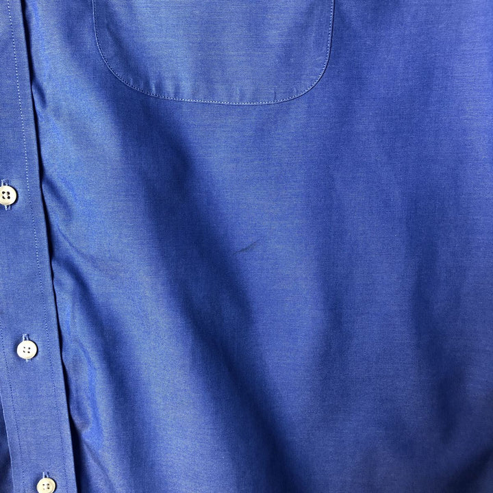 Brooks Brothers Est.1818 Long Sleeve Button-Down Shirt, Men's Size L cotton blue type Vintage Second Hand
