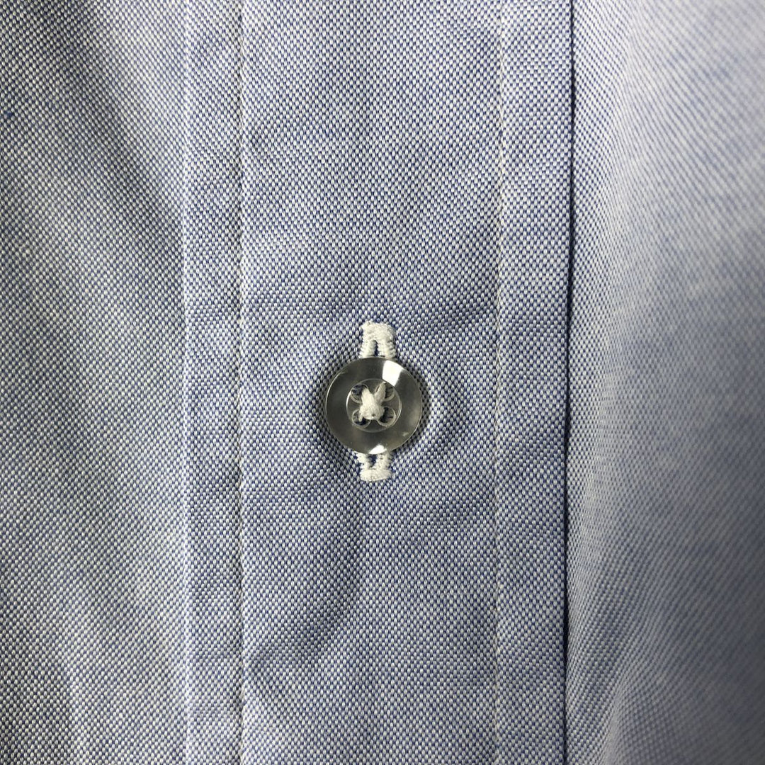 Vintage 1980s-1990'S Brooks Brothers Est. 1818 long-sleeved cotton clerical shirt, made in the USA, men's size XXL cotton Blue type light blue Vintage Second Hand